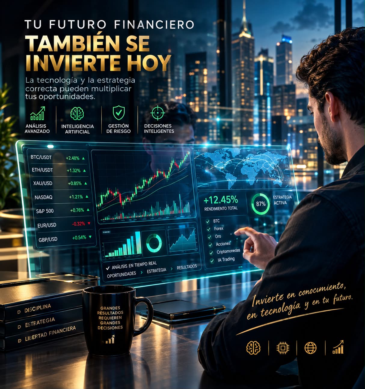 Inversión con tecnología avanzada